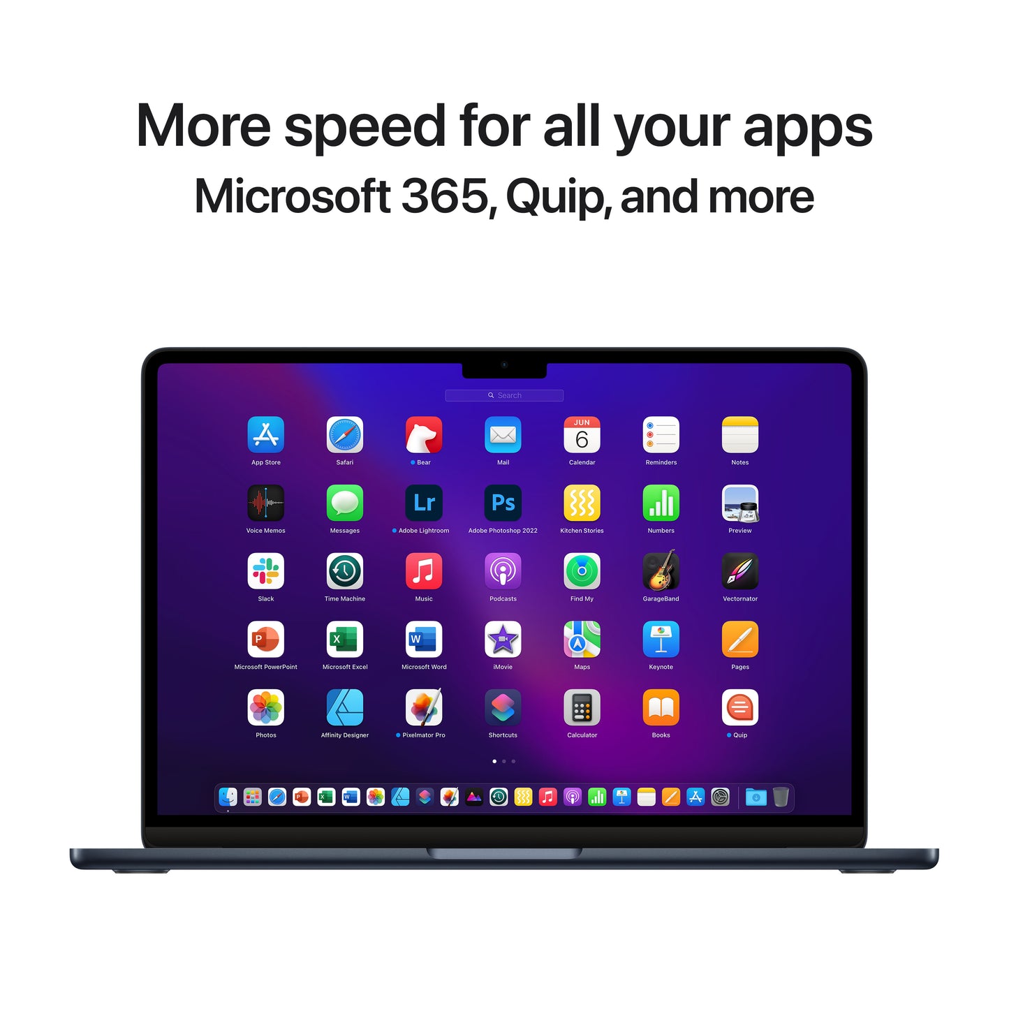 MacBook Air 13: M2 z 8‑jedrno CPE in 8‑jedrno GPE, 256 GB SSD - polnočen - iSTYLE SI