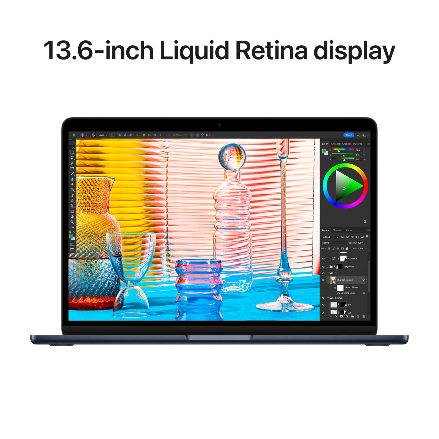 MacBook Air 13: M2 z 8‑jedrno CPE in 8‑jedrno GPE, 256 GB SSD - polnočen - iSTYLE SI