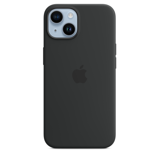 Apple silikonski ovitek z MagSafe za iPhone 14 - polnočna - iSTYLE SI