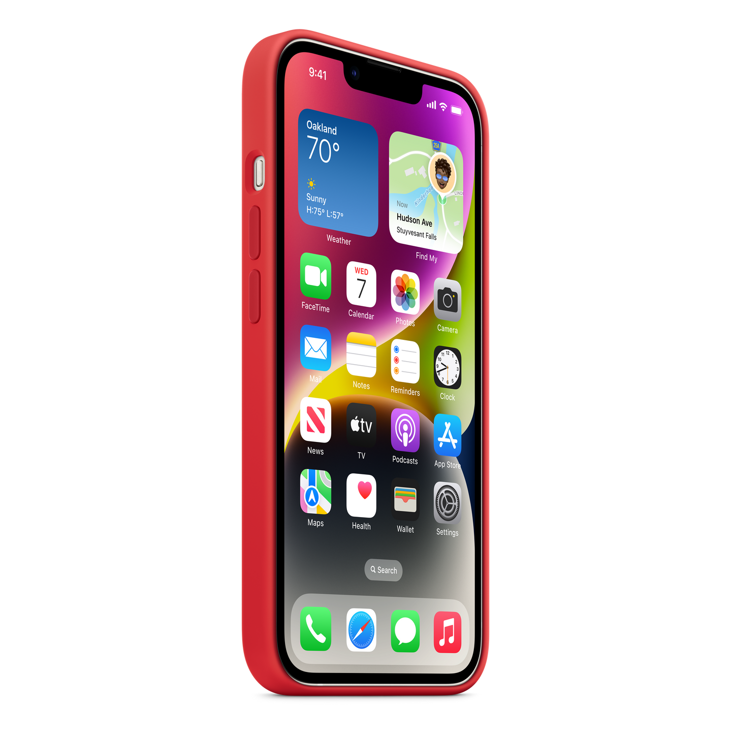 Apple silikonski ovitek z MagSafe za iPhone 14 - (PRODUCT)RED - iSTYLE SI
