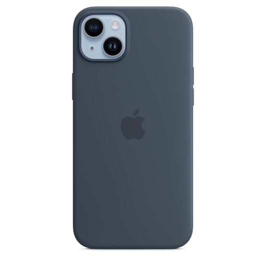 Apple silikonski ovitek z MagSafe za iPhone 14 Plus - nevihtno modra - iSTYLE SI