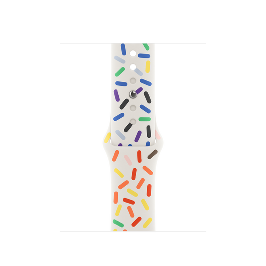 Apple pašček Sport Band M/L v barvi Pride Edition za Apple Watch velikosti 41 mm - iSTYLE SI