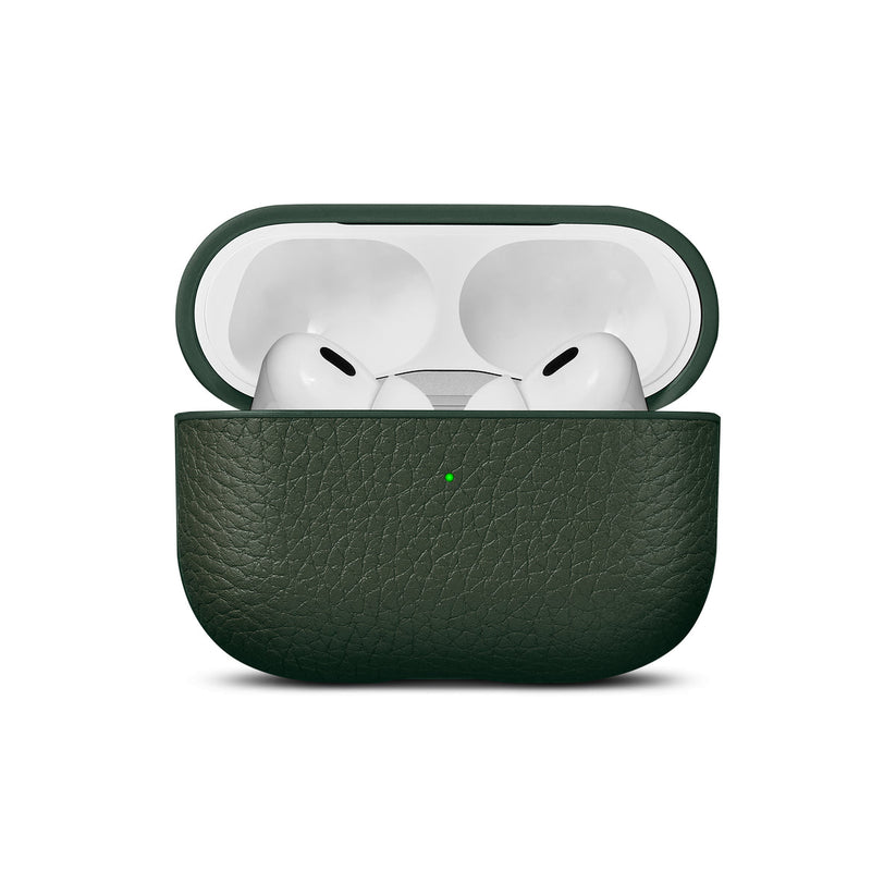 Woolnut usnjeni ovitek za AirPods Pro 2 - zelena - iSTYLE SI