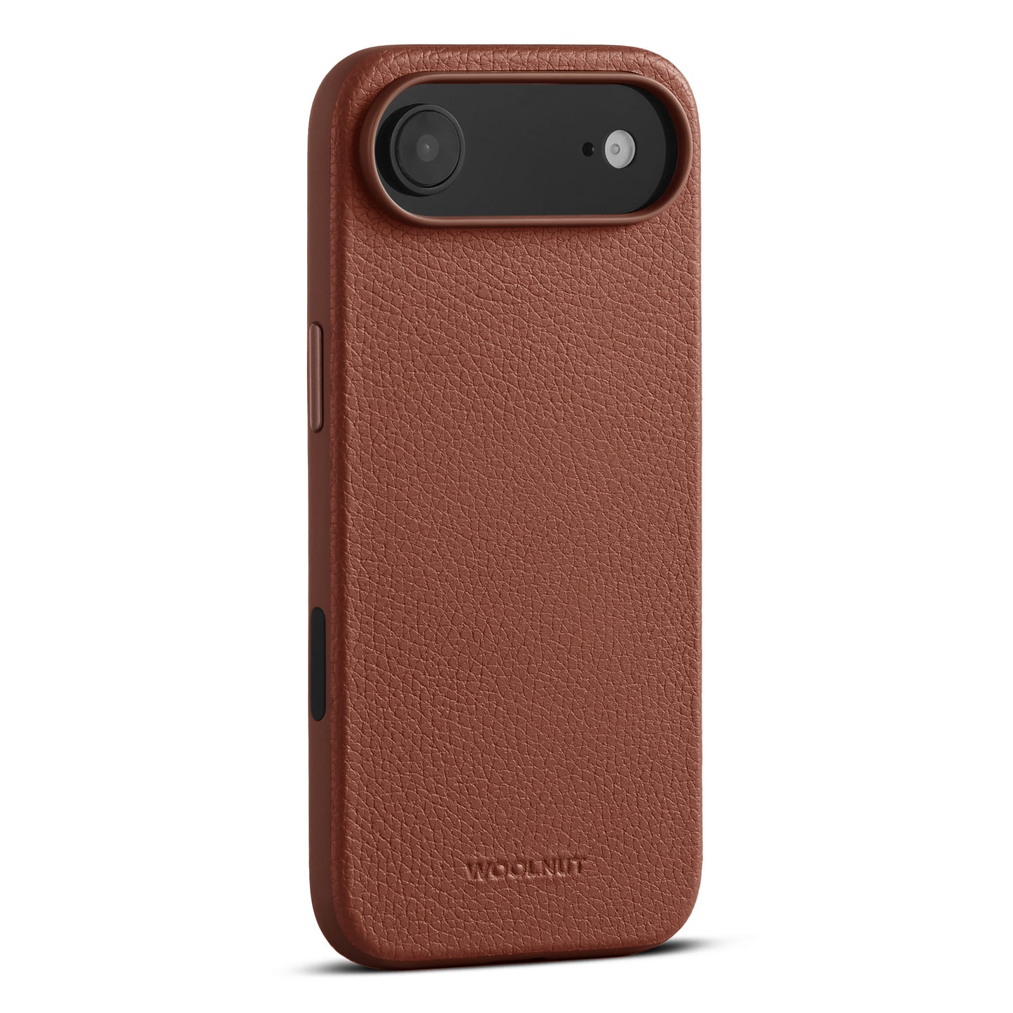Woolnut usnjen magnetni ovitek za iPhone 17 Air - konjak