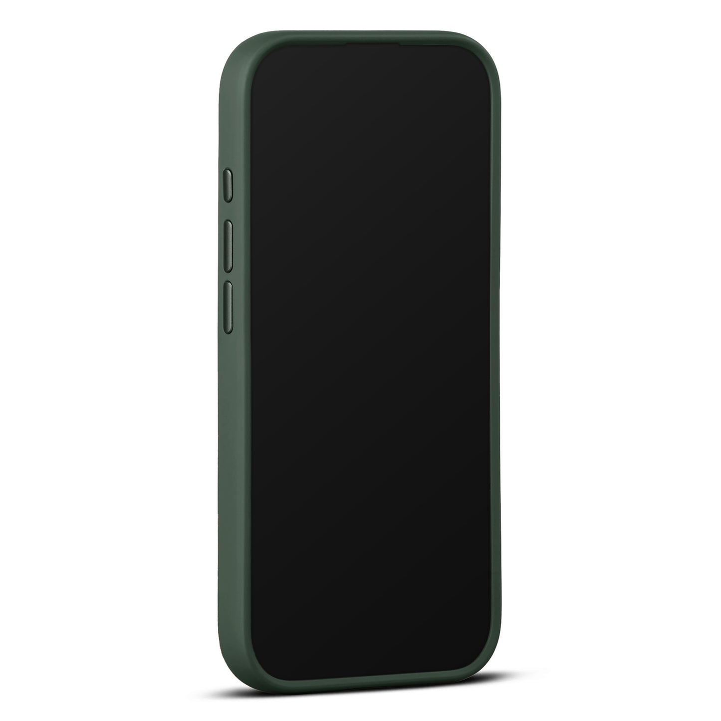 Woolnut usnjen magnetni ovitek za iPhone 17 - zelen