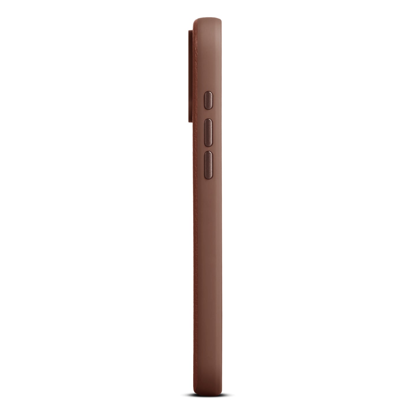 Woolnut usnjen magnetni ovitek za iPhone 17 Pro Max - konjak
