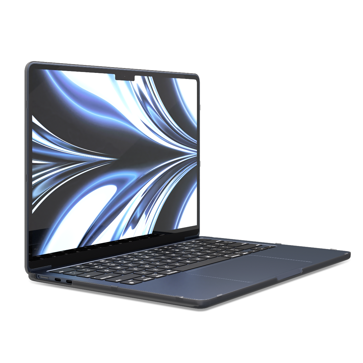 Next One Safeguard zaščita MacBook Air 13" M2 - Smoke Black - iSTYLE SI