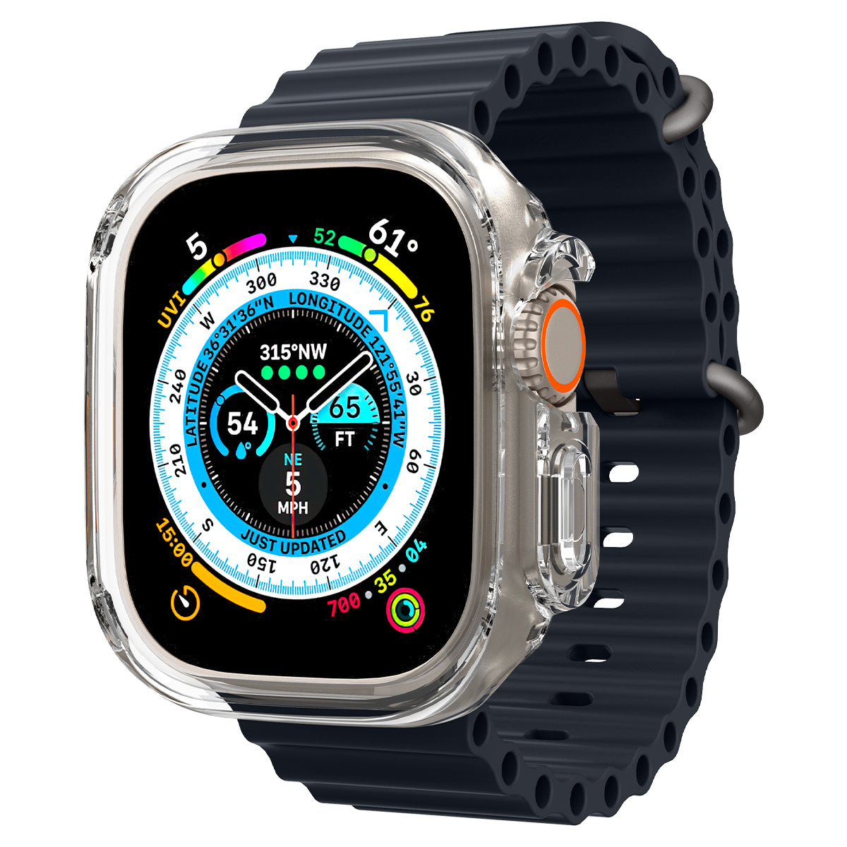 Spigen Ultra Hybrid zaščita za Apple Watch Ultra 49mm - prozorna - iSTYLE SI