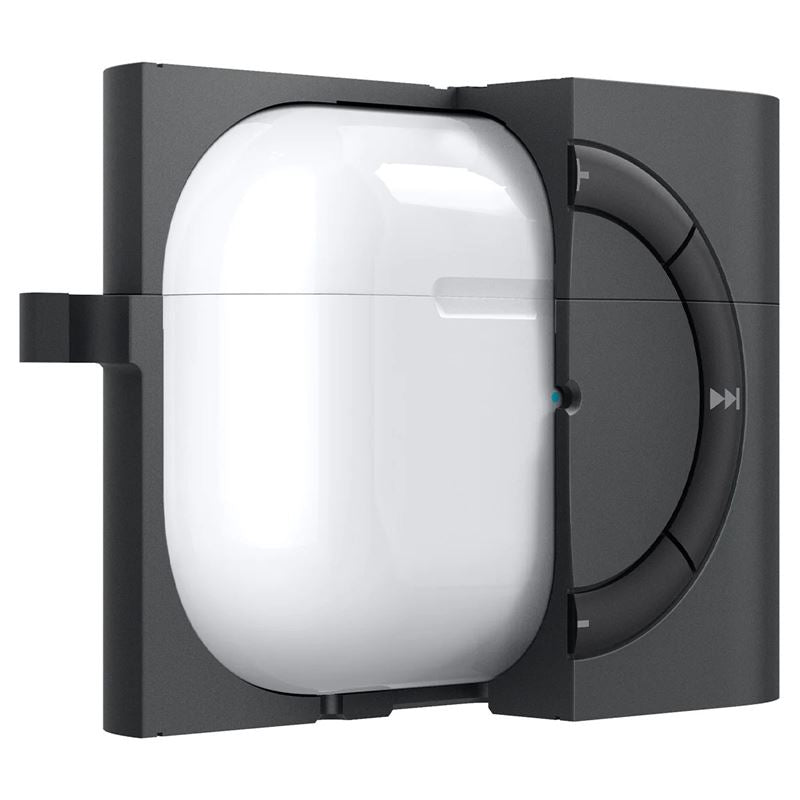 Spigen Shuffle ovitek za škatlico AirPods Pro 2 - črna - iSTYLE SI