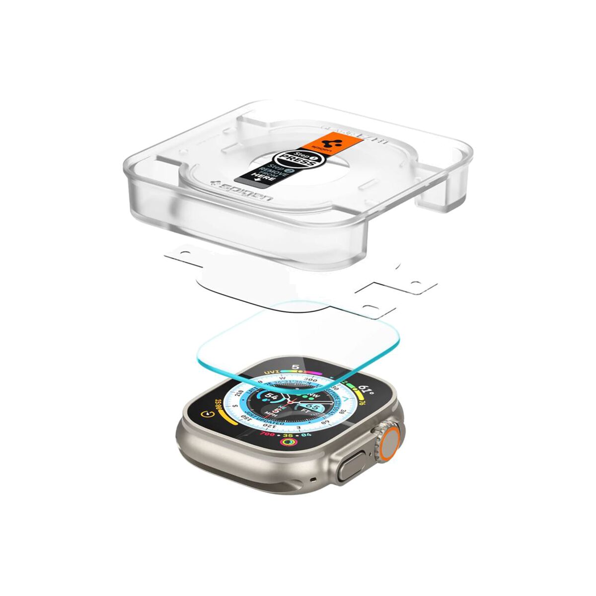 Spigen 2x zaščitno steklo za Apple Watch Ultra 49mm - iSTYLE SI