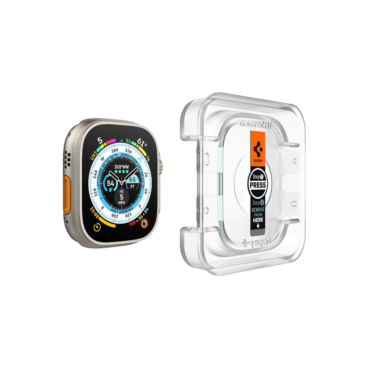 Spigen 2x zaščitno steklo za Apple Watch Ultra 49mm - iSTYLE SI
