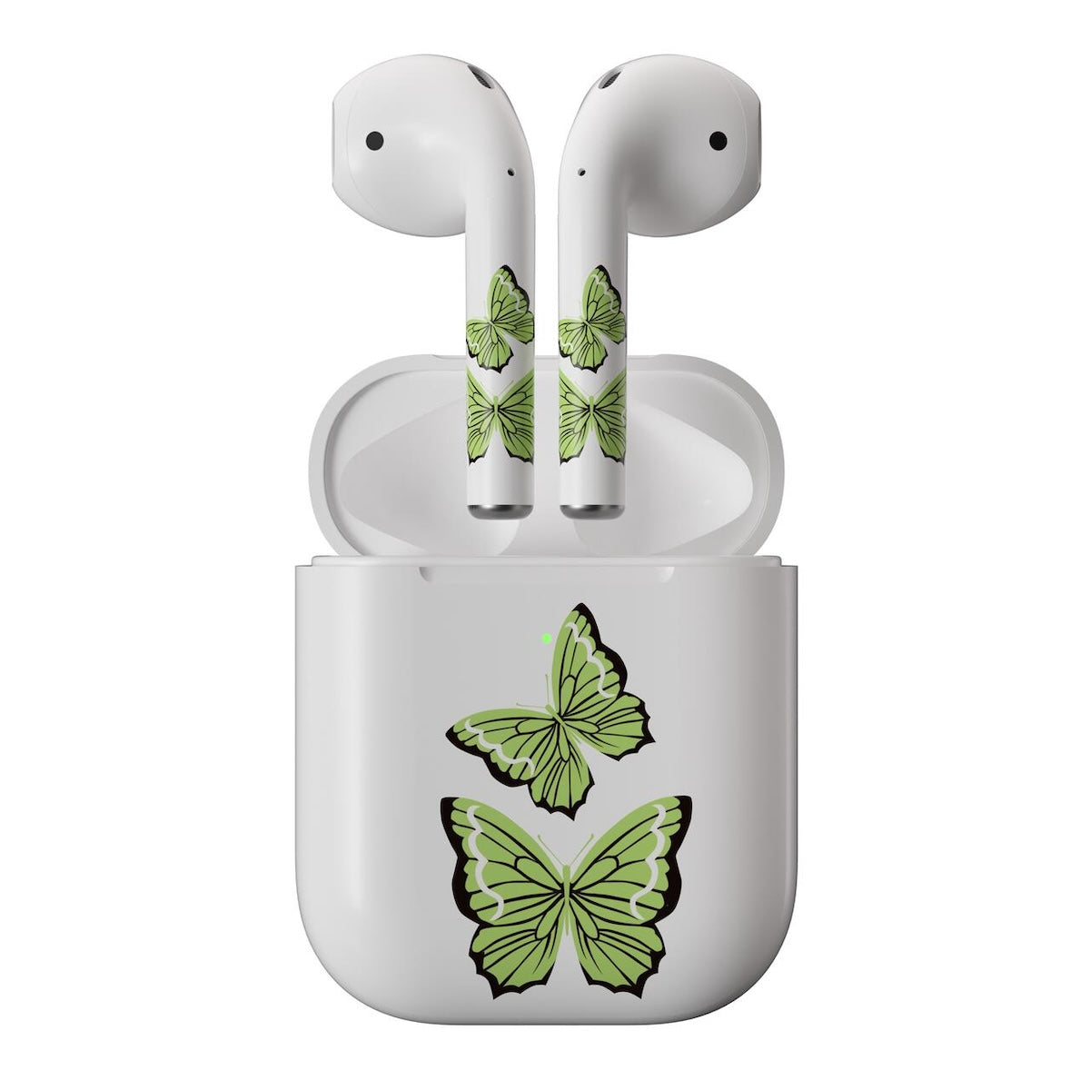 Next One ArtSkin nalepka za Airpods 1. in 2. generacija - svetleči metulj - iSTYLE SI