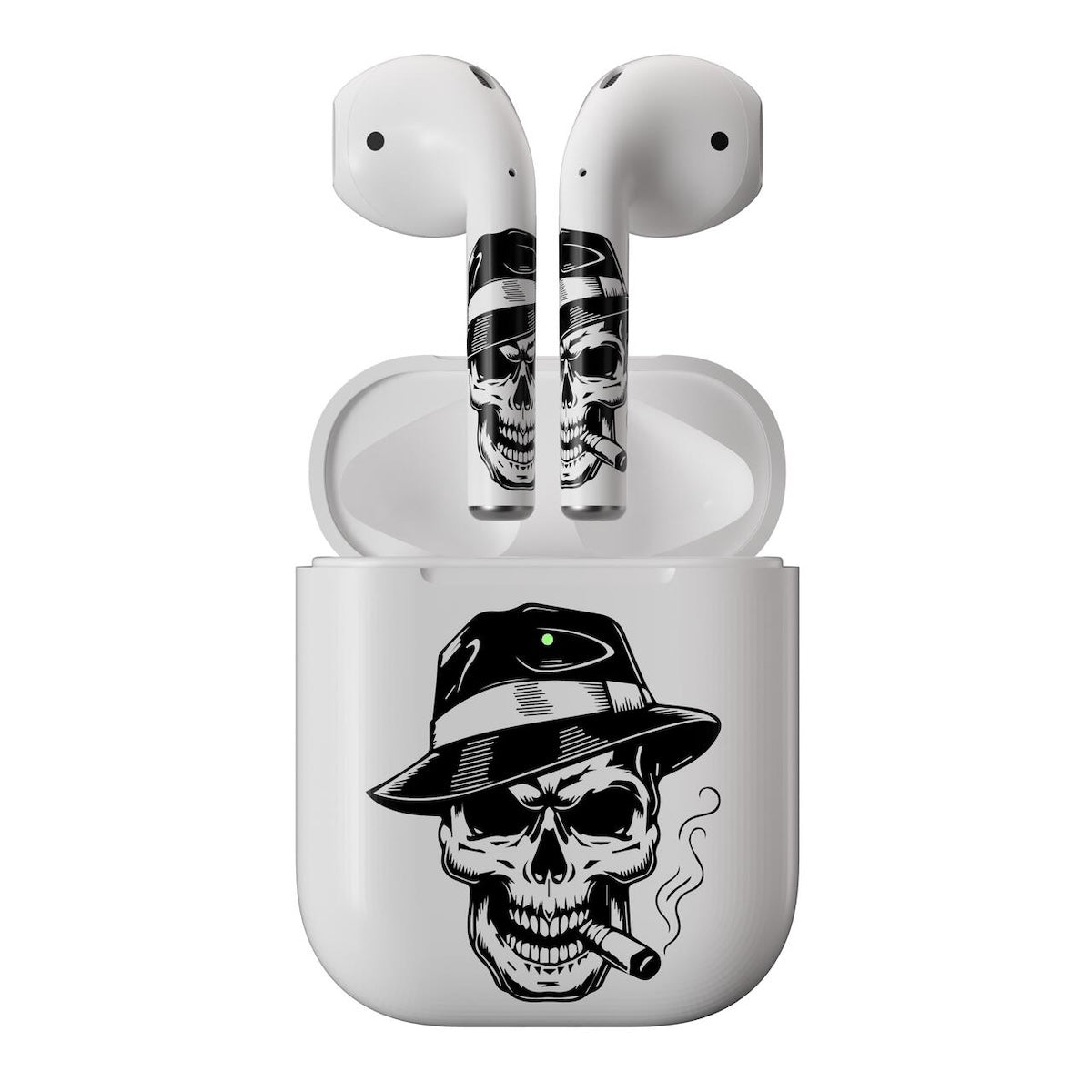 Next One ArtSkin nalepka za Airpods 1. in 2. generacija - lobanja - iSTYLE SI