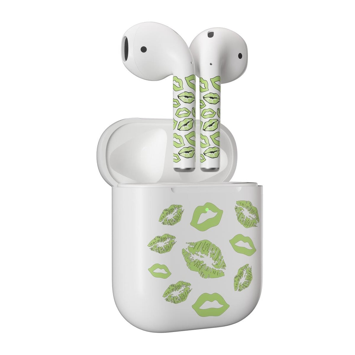 Next One ArtSkin nalepka za Airpods 1. in 2. generacija - svetleče ustnice - iSTYLE SI