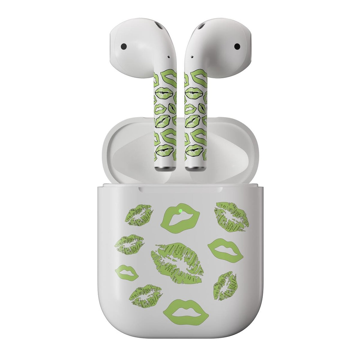 Next One ArtSkin nalepka za Airpods 1. in 2. generacija - svetleče ustnice - iSTYLE SI