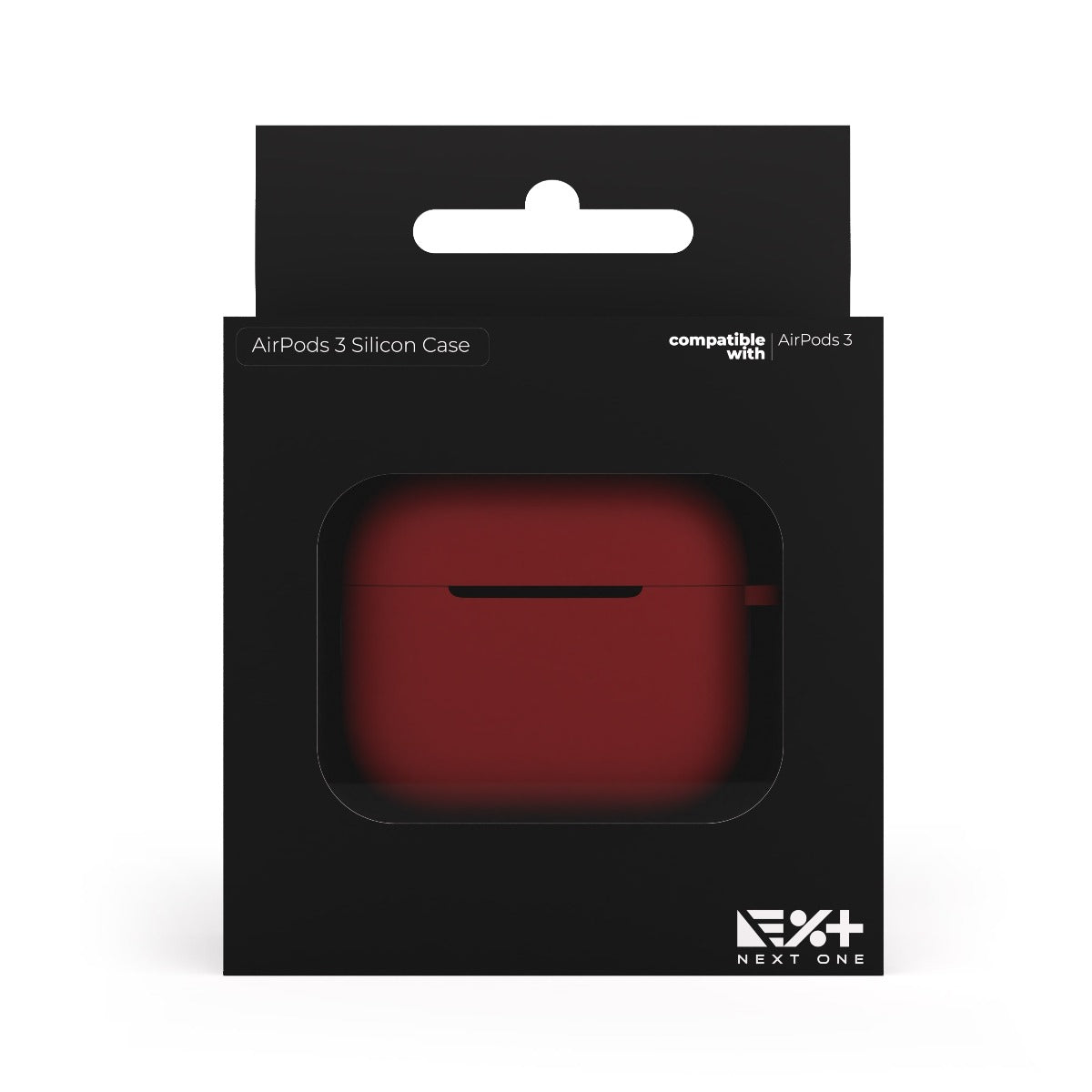 Next One silikonski ovitek za AirPods 3 - Rdeča - iSTYLE SI
