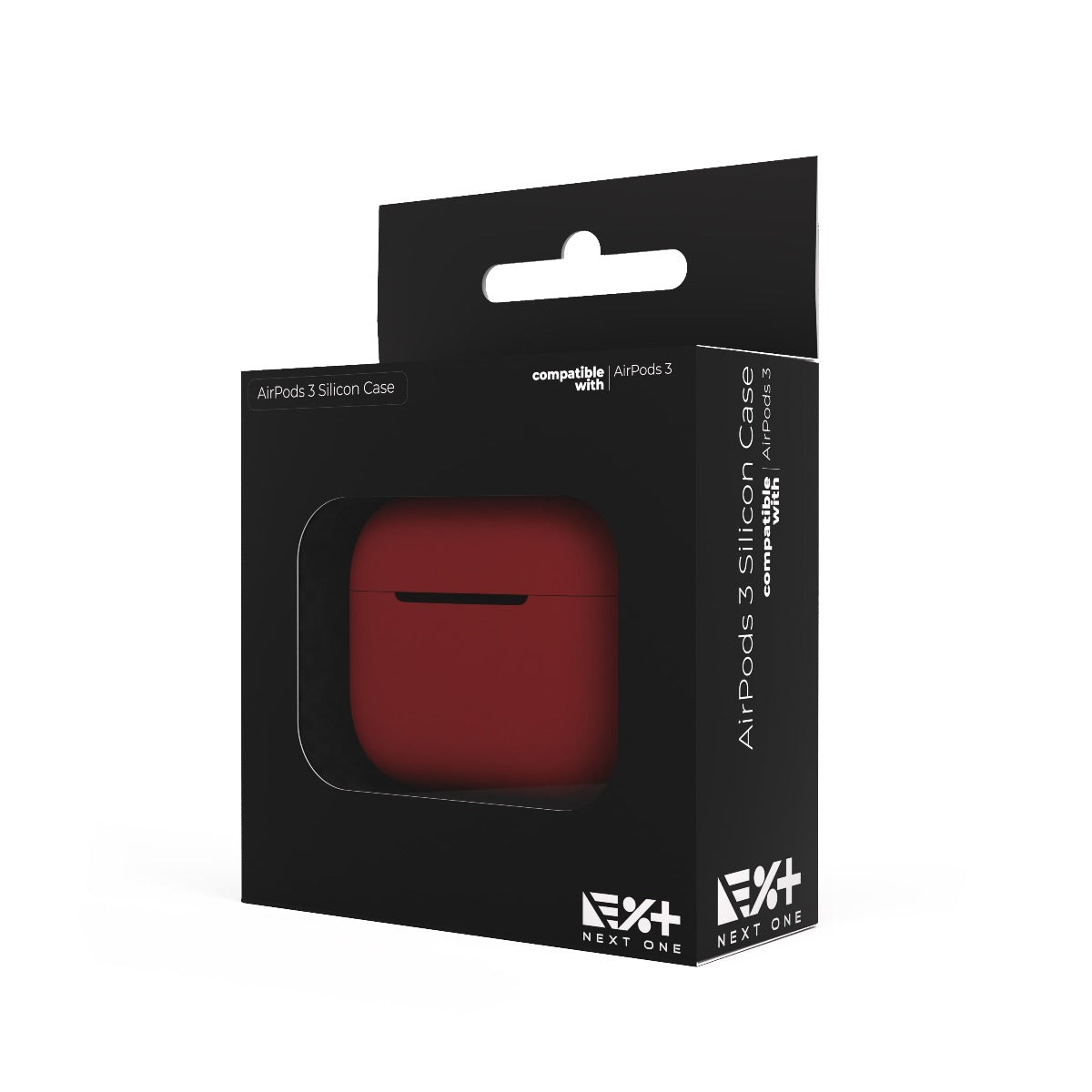 Next One silikonski ovitek za AirPods 3 - Rdeča - iSTYLE SI