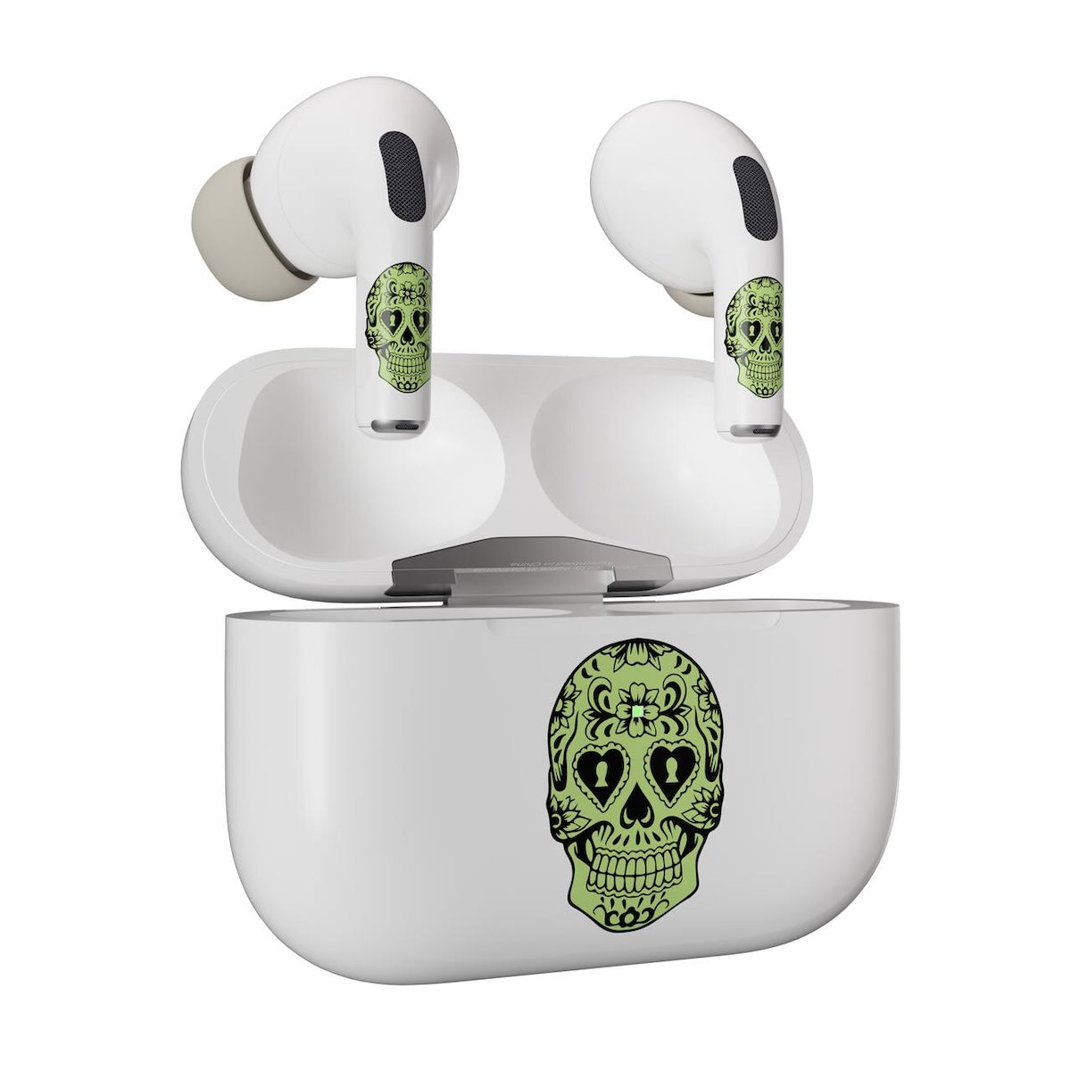 Next One ArtSkin nalepka za Airpods Pro 1. in 2. generacija - svetleča lobanja - iSTYLE SI