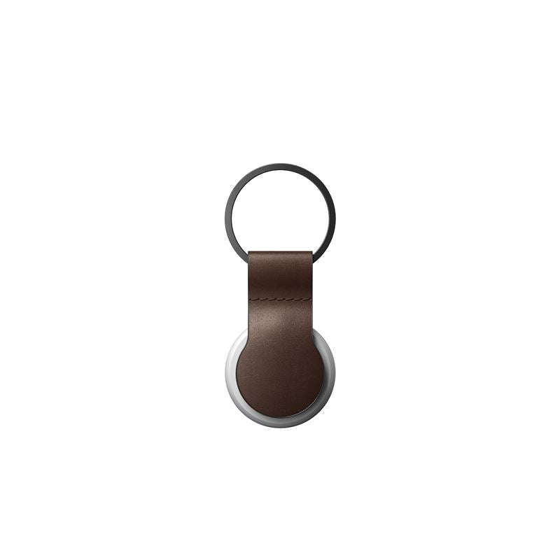Nomad Leather Loop obesek za Apple Airtag - rjava - iSTYLE SI