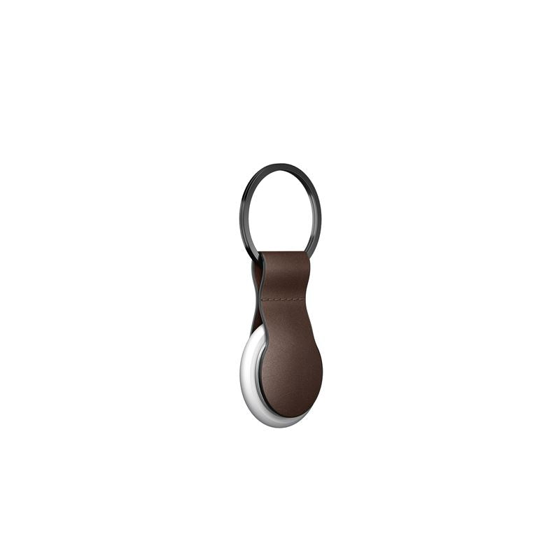 Nomad Leather Loop obesek za Apple Airtag - rjava - iSTYLE SI