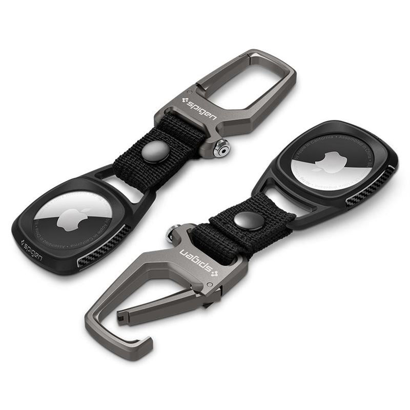 Spigen Rugged Armor obesek za AirTag - črna - iSTYLE SI