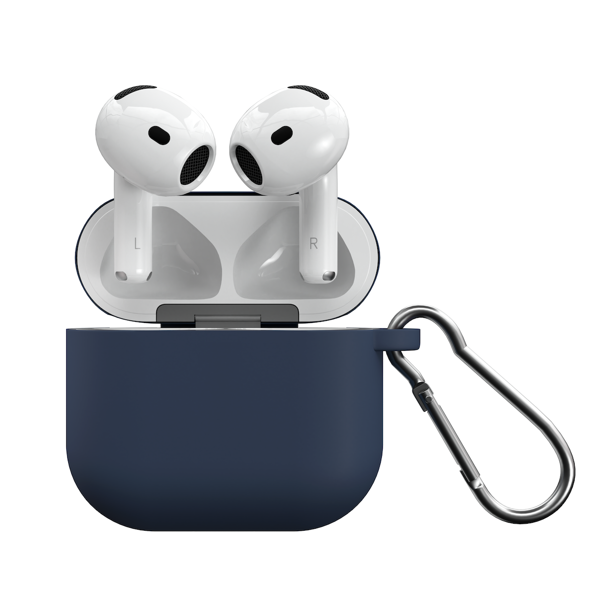 Next One silikonski ovitek za škatlico Airpods 4 - modra - iSTYLE SI