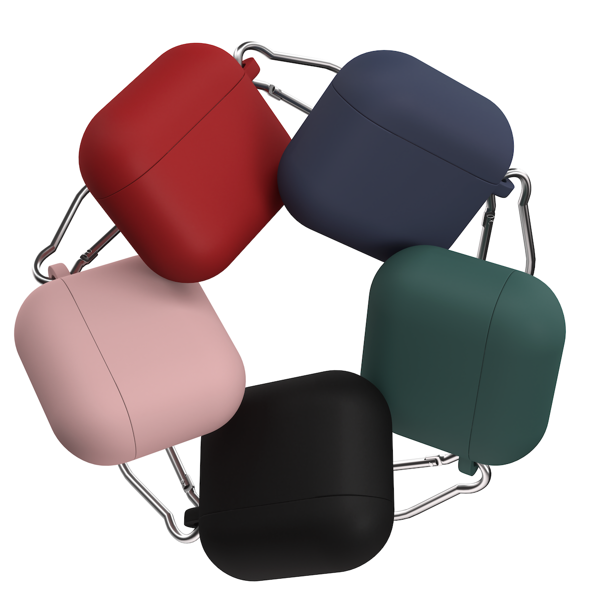 Next One silikonski ovitek za škatlico Airpods 4 - zelena - iSTYLE SI