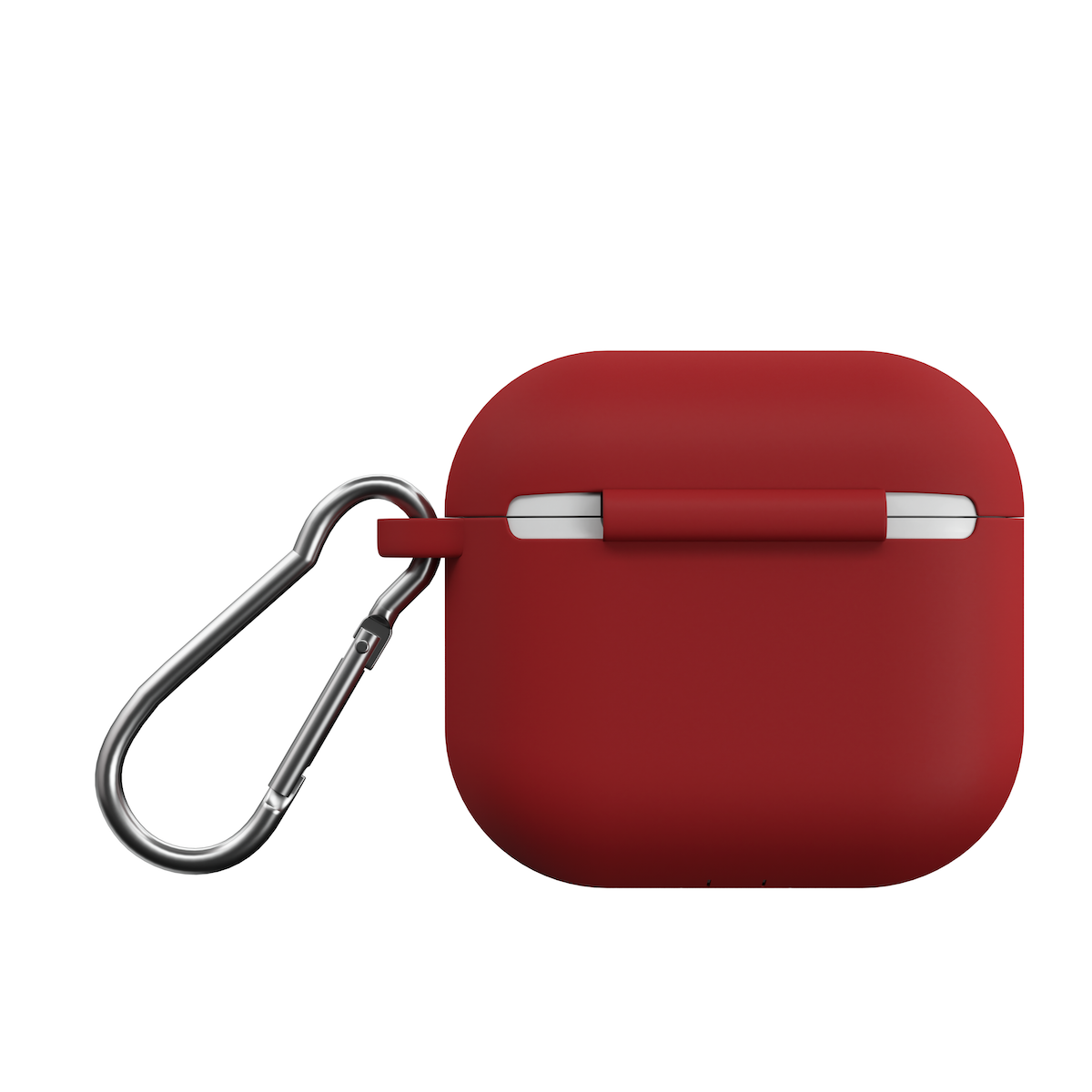 Next One silikonski ovitek za škatlico Airpods 4 - rdeča - iSTYLE SI