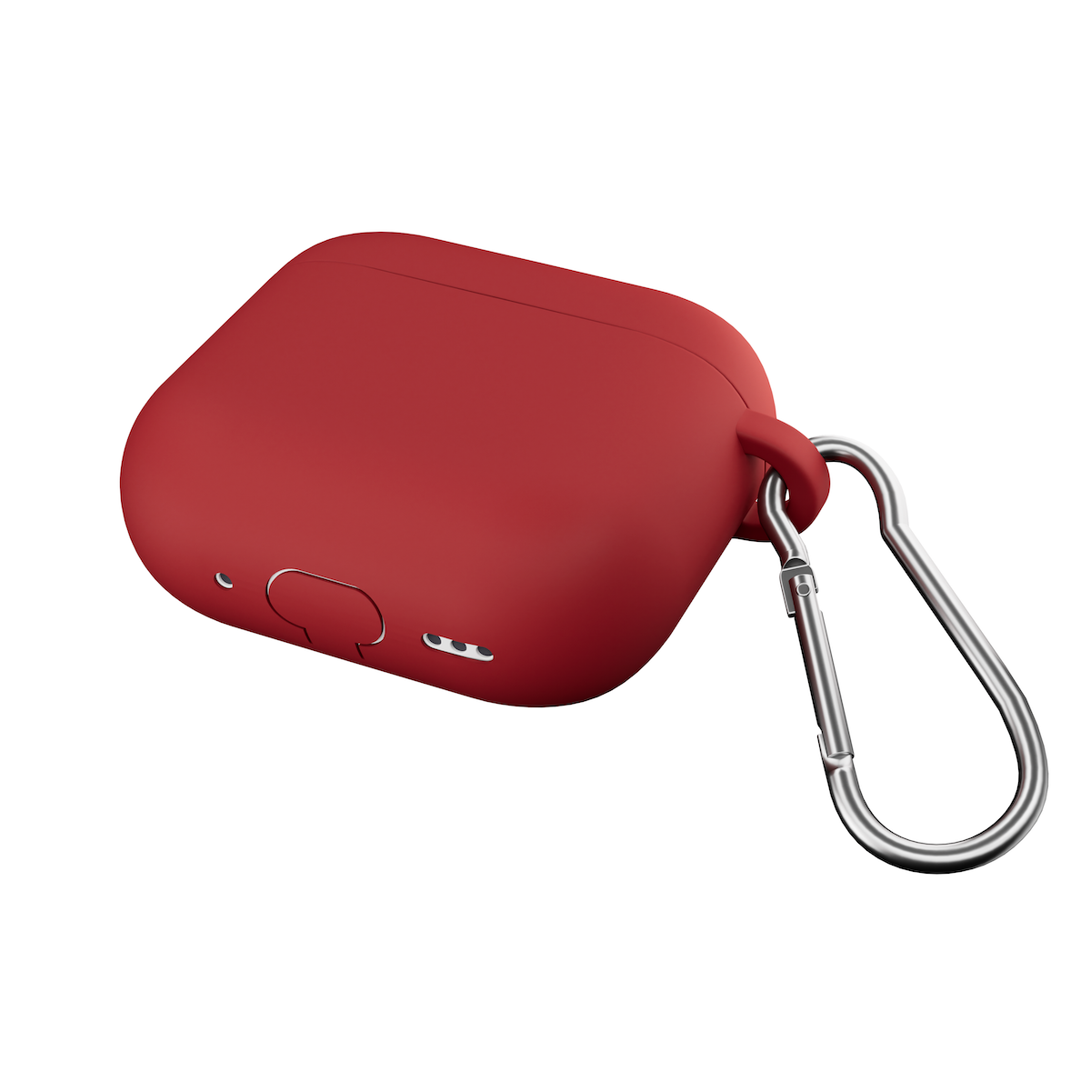 Next One silikonski ovitek za škatlico Airpods 4 - rdeča - iSTYLE SI