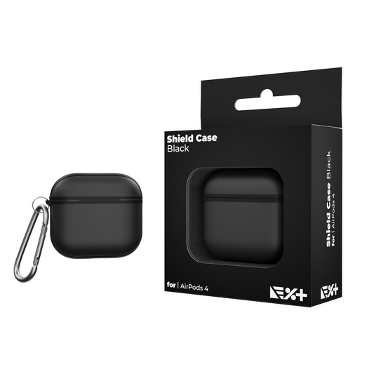 Next One Shield Case ovitek za škatlico Airpods 4 - črna - iSTYLE SI