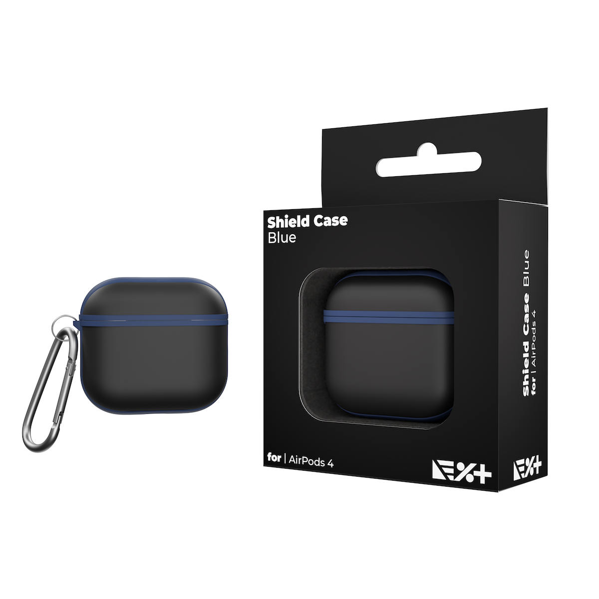 Next One Shield Case ovitek za škatlico Airpods 4 - modra - iSTYLE SI