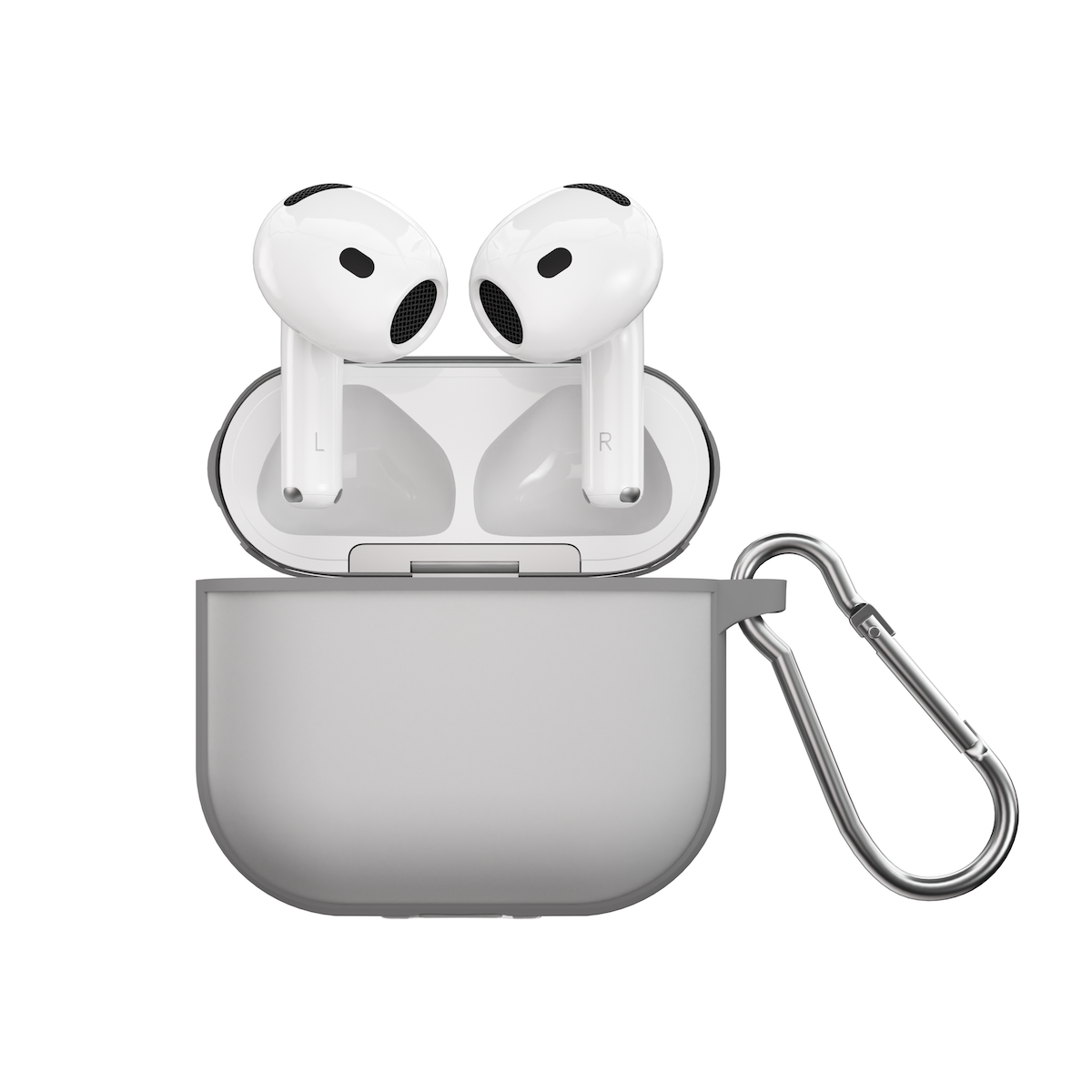 Next One Shield Case ovitek za škatlico Airpods 4 - siva - iSTYLE SI