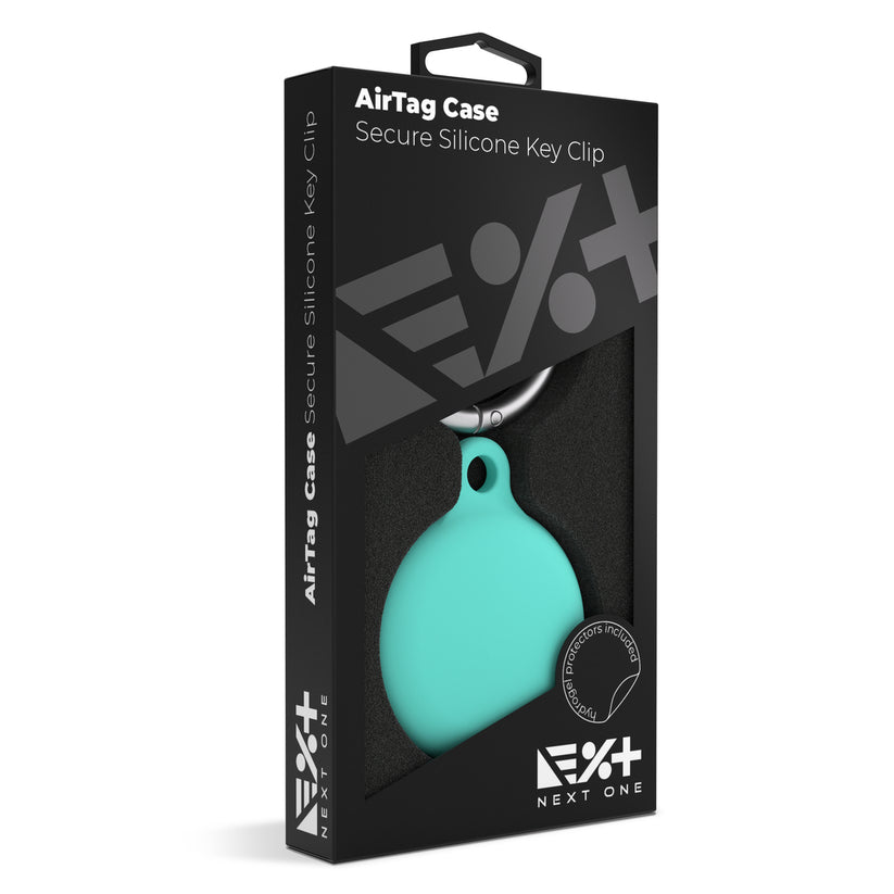 Next One silikonski obesek za AirTag - Mint - iSTYLE SI