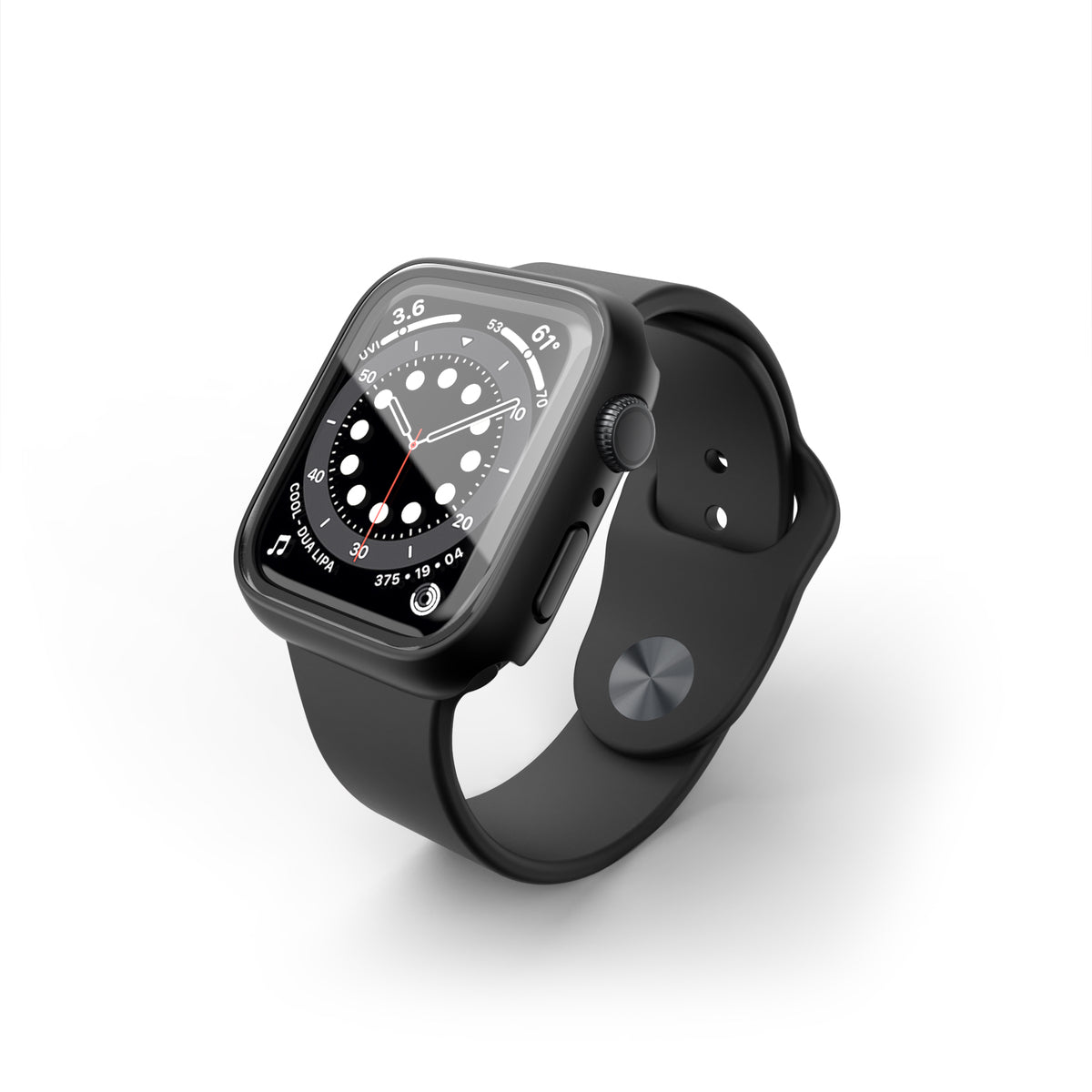 Next One Glass Case za Apple Watch 40 mm - črna - iSTYLE SI