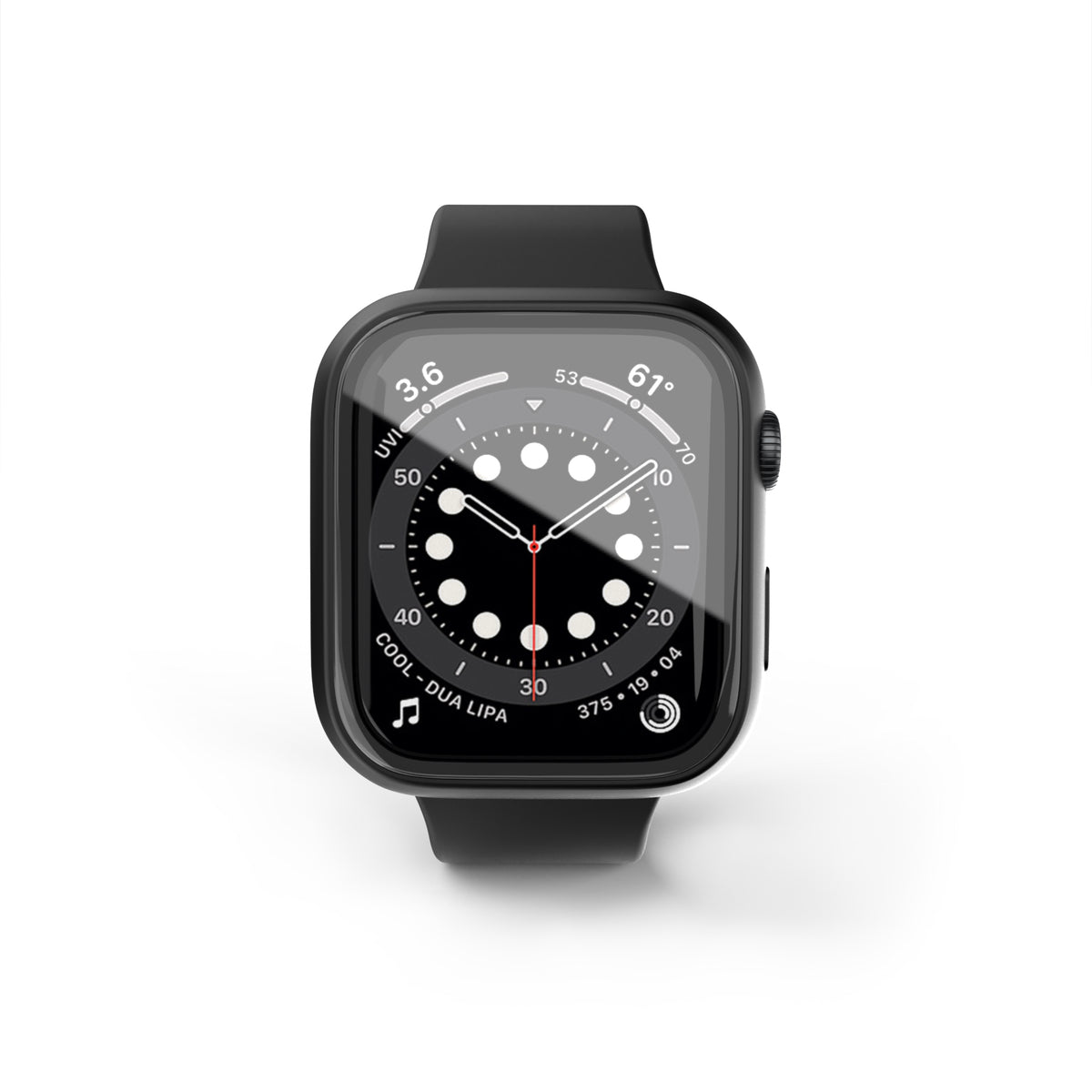 Next One Glass Case za Apple Watch 40 mm - črna - iSTYLE SI