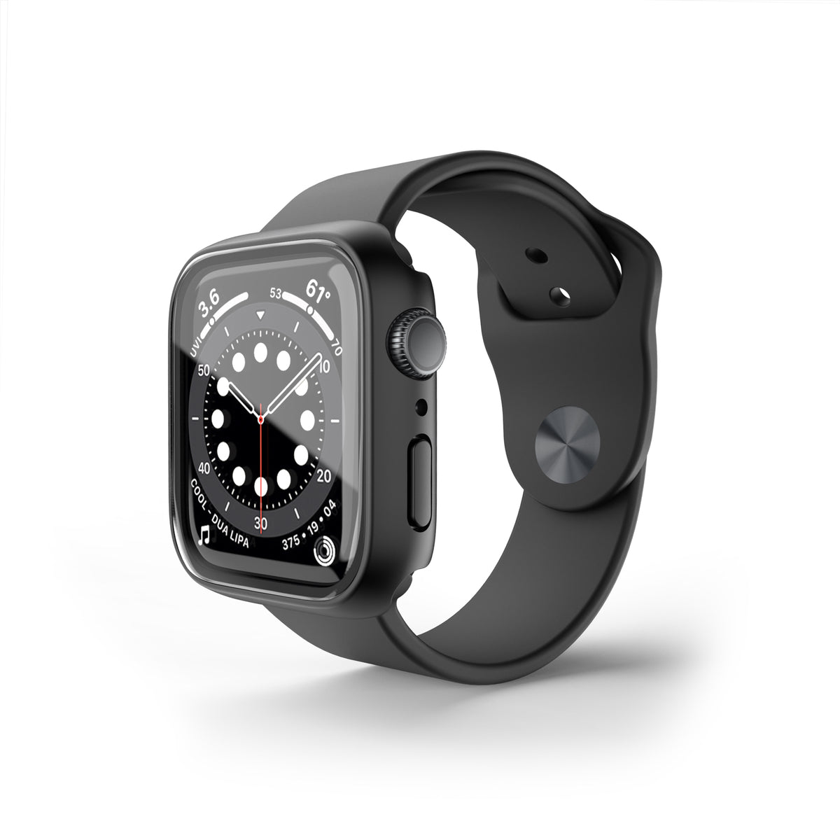Next One Glass Case za Apple Watch 40 mm - črna - iSTYLE SI