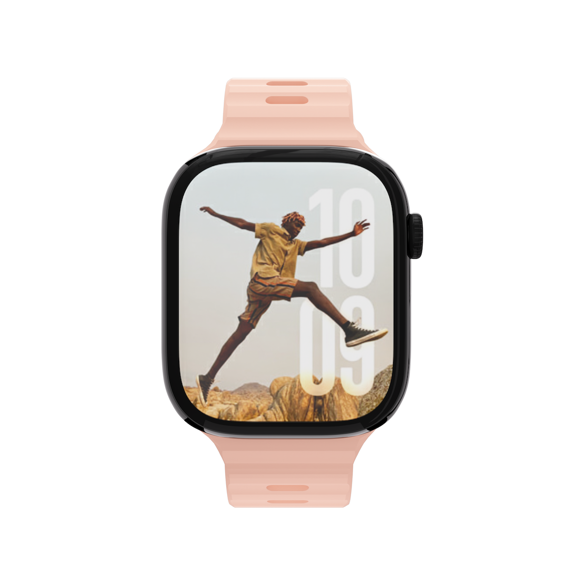 Next One silikonski pašček Active Band za Apple Watch 40/41/42 mm - roza - iSTYLE SI
