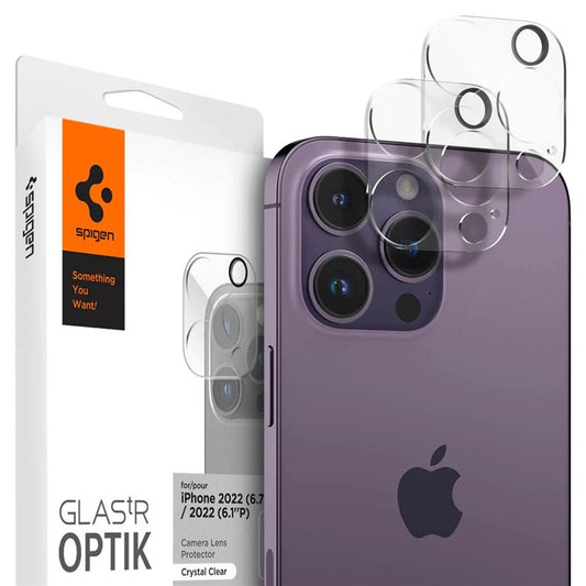 Spigen 2x zaščitno steklo za kamero za iPhone 14 Pro in iPhone 14 Pro Max - iSTYLE SI
