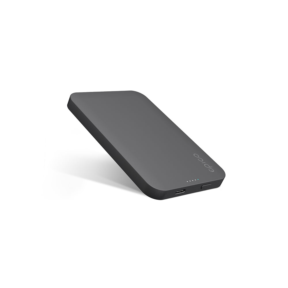 Epico 5000mAh aluminijasta magnetna prenosna baterija - vesoljno siva - iSTYLE SI