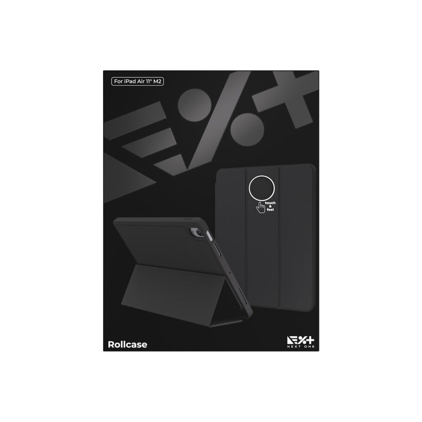 Next One Rollcase ovitek za iPad Air 11 (M2/M3) - črna - iSTYLE SI