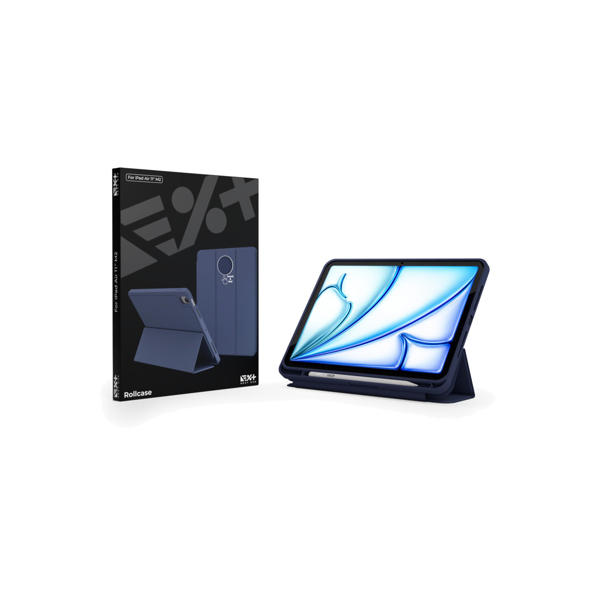 Next One Rollcase ovitek za iPad Air 11 (M2/M3) - modra - iSTYLE SI