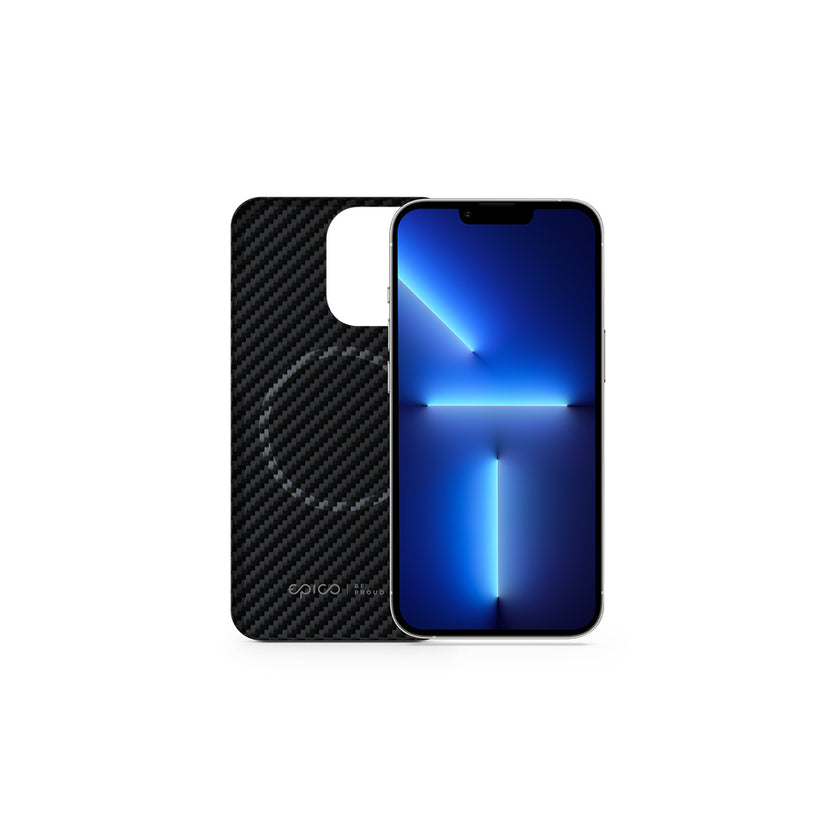 EPICO Carbon ovitek za iPhone 13 mini z MagSafe - črna - iSTYLE SI