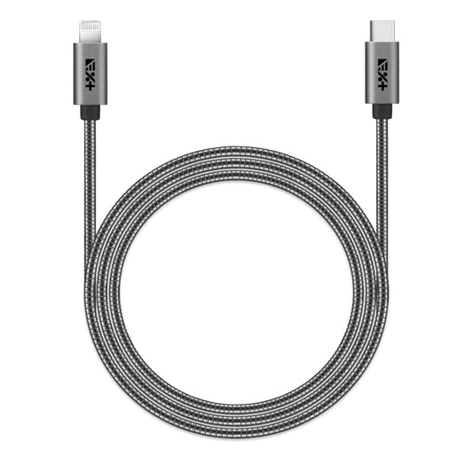 Next One USB-C to Lightning 1.2 M Metalic Cable - vesoljno siva - iSTYLE SI
