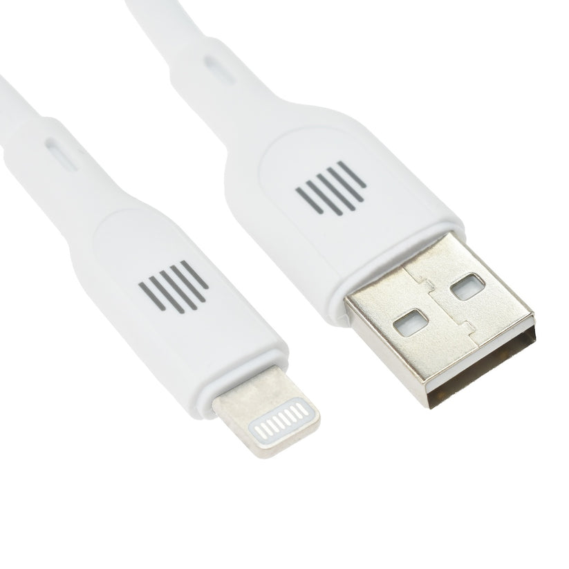 Dviced USB-A na Lightning silikonski kabel 1,25 m - bela - iSTYLE SI