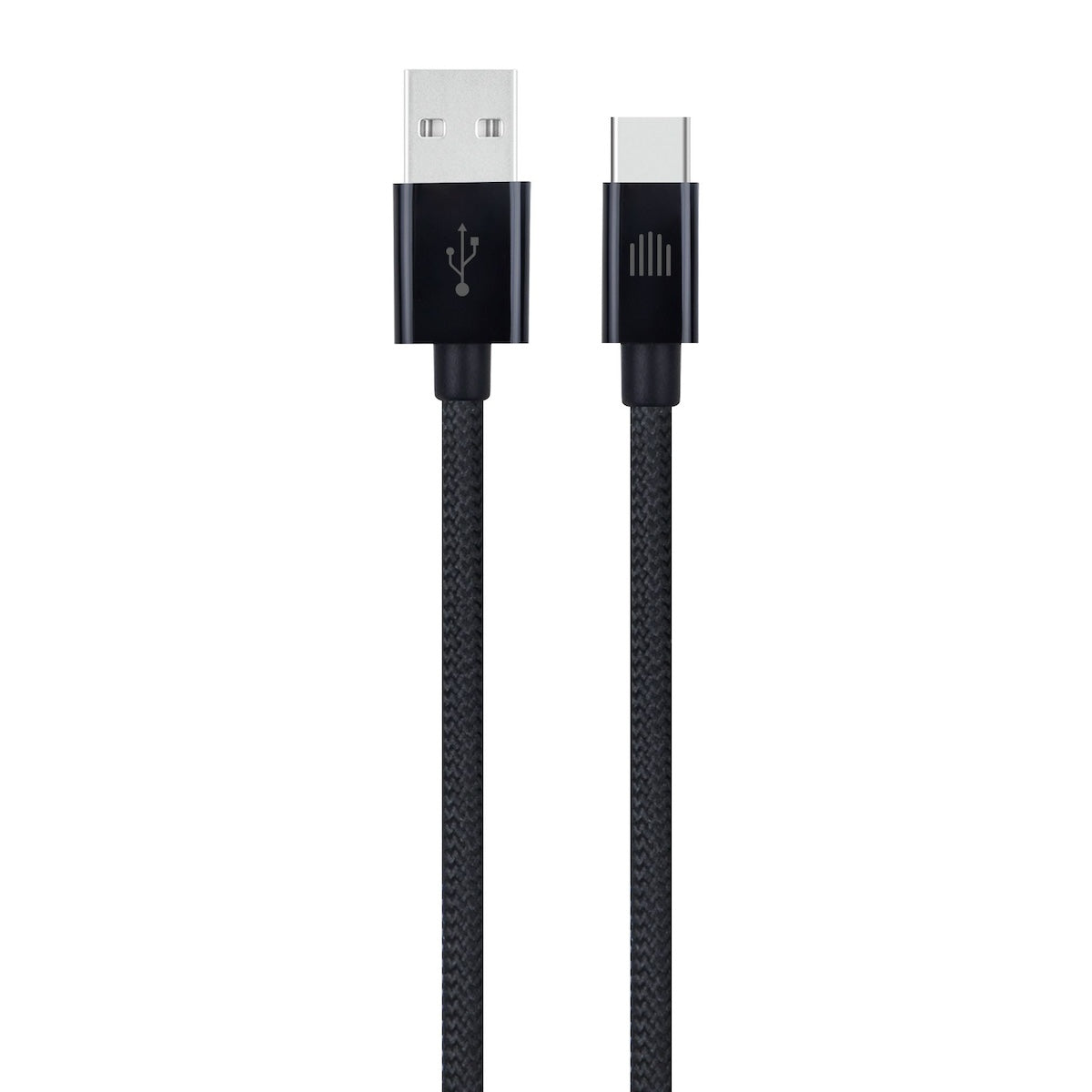 Dviced USB-A na USB-C tkan kabel 1,25 m - črna - iSTYLE SI