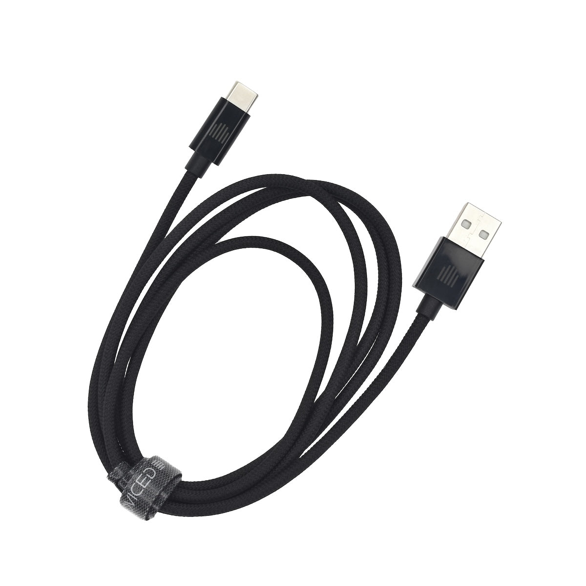 Dviced USB-A na USB-C tkan kabel 1,25 m - črna - iSTYLE SI