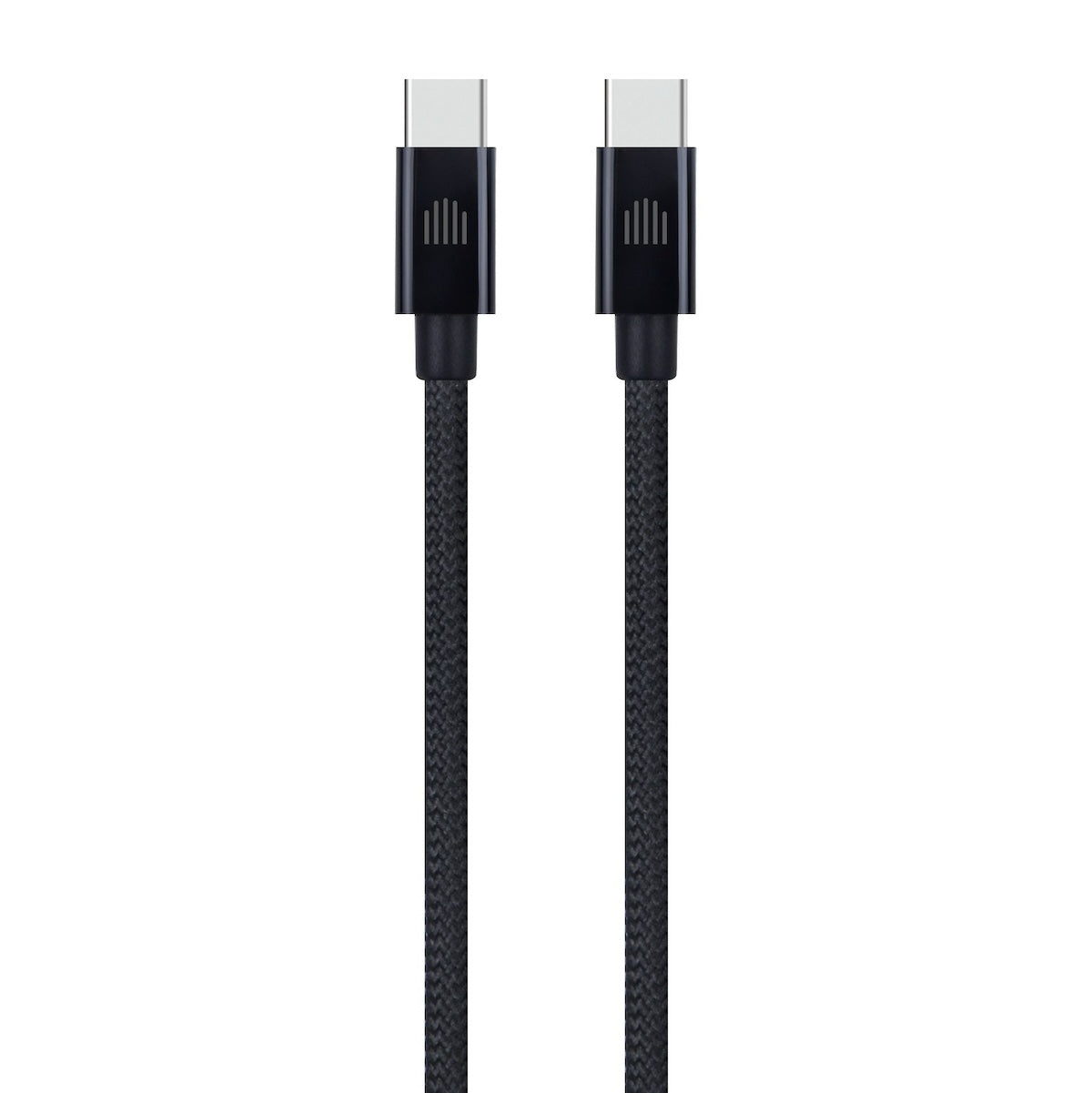 Dviced USB-C na USB-C tkan kabel 1,25 m - črna - iSTYLE SI