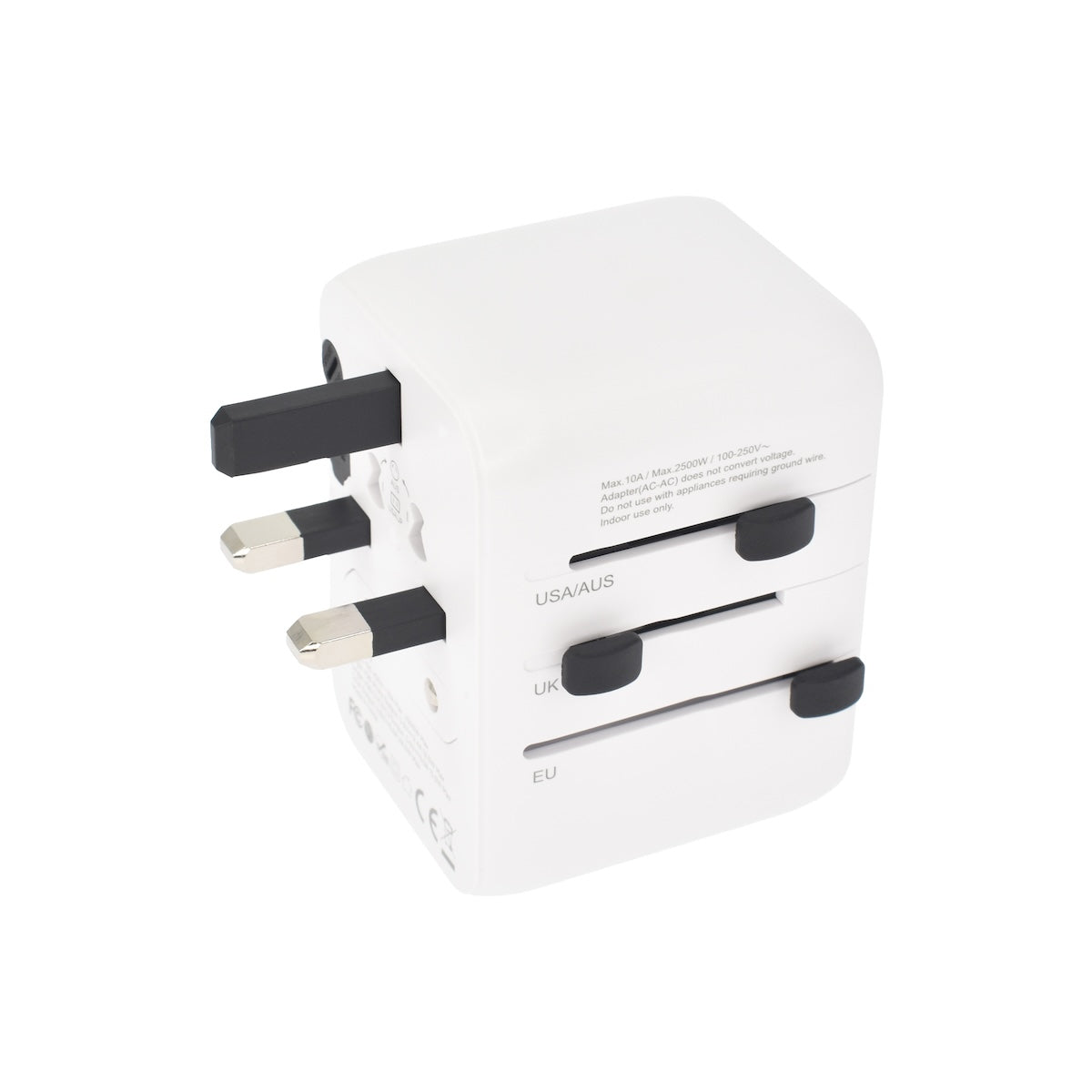 Dviced univerzalni potovalni adapter 28 W - bela - iSTYLE SI