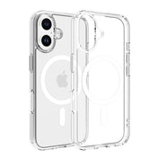 Dviced prozorni ovitek za iPhone 16 z MagSafe - bela - iSTYLE SI