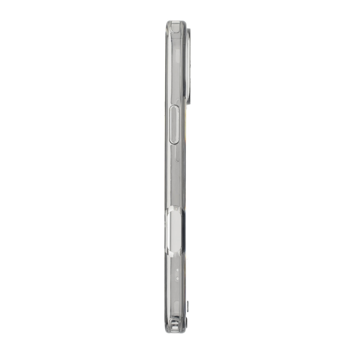 Dviced zatemnjen prozorni ovitek za iPhone 16 z MagSafe - črna - iSTYLE SI